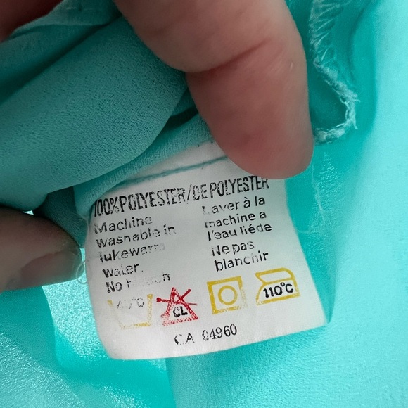 VINTAGE sheer blouse with embroidered details - Picture 6 of 7